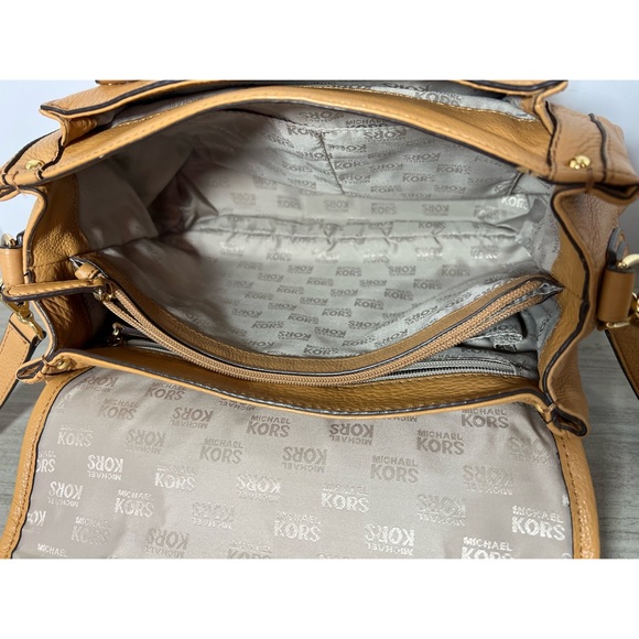 MICHAEL KORS Margo Genuine Leather Satchel - Picture 5 of 15